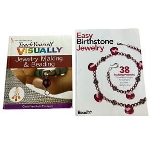 Jewlery Making Books - Creative Arts! Teach Yourself Visually! Two Books!